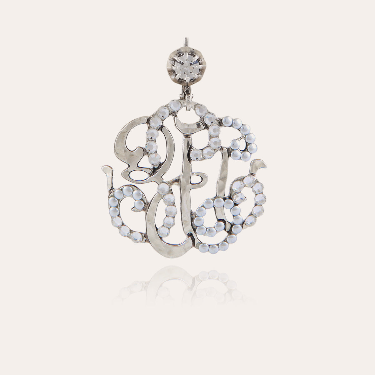 gas-bijoux-boucles-d-oreilles-arabesque-petit-mod-le-argent-es-strass-swarovski image 2