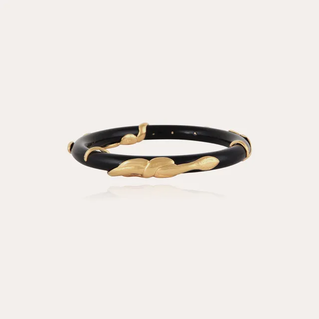 gas-bijoux-bracelet-jonc-cobra-ac-tate-noir image 1