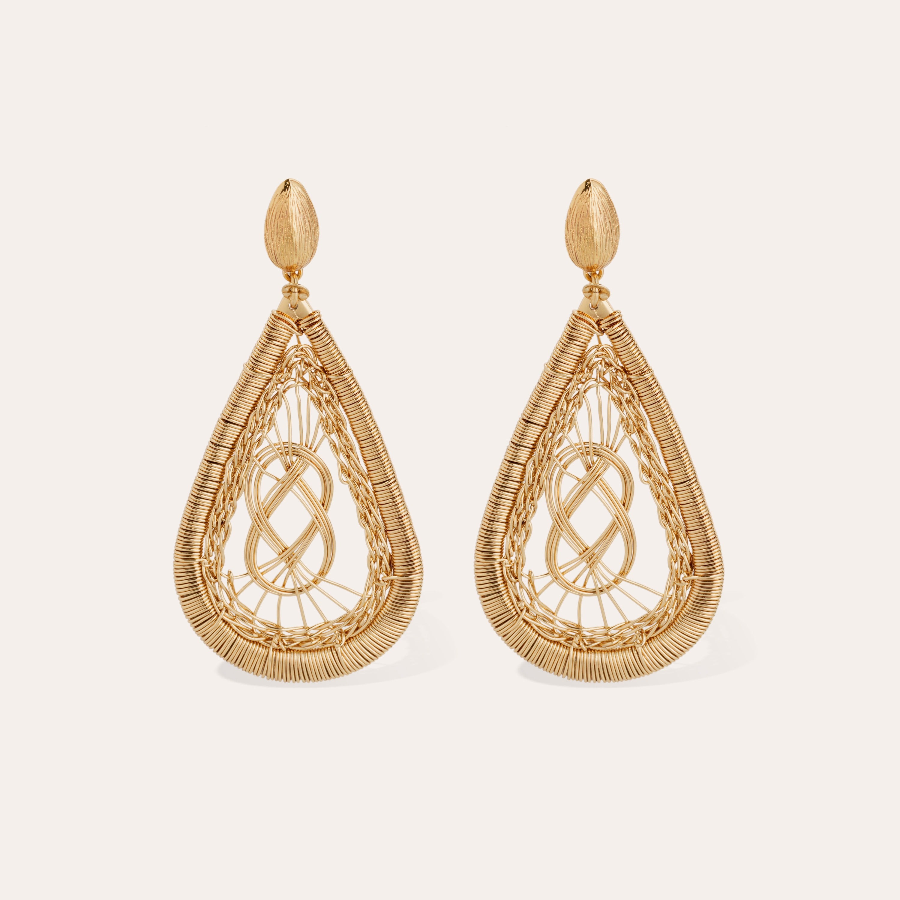 gas-bijoux-boucles-d-oreilles-tojo-filea-deux-gouttes-entrelac-es-tress-es-la-ma image 1