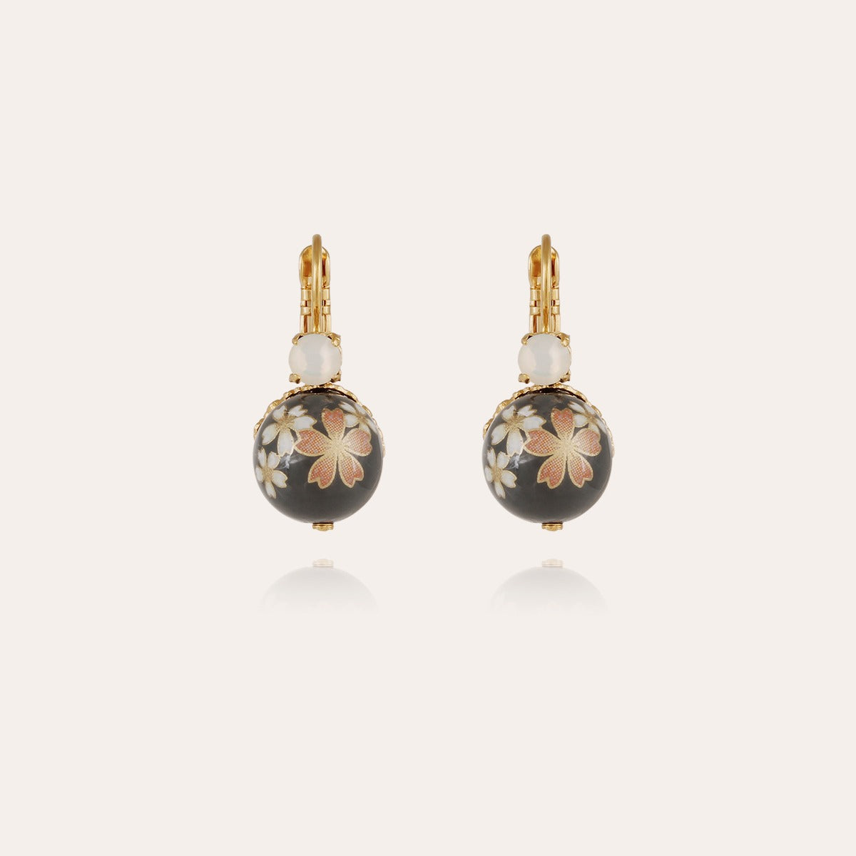 gas-bijoux-d-calco-mini-boucles-d-oreilles-boule-chinoise-r-sine-color-e-dor-e-l image 1