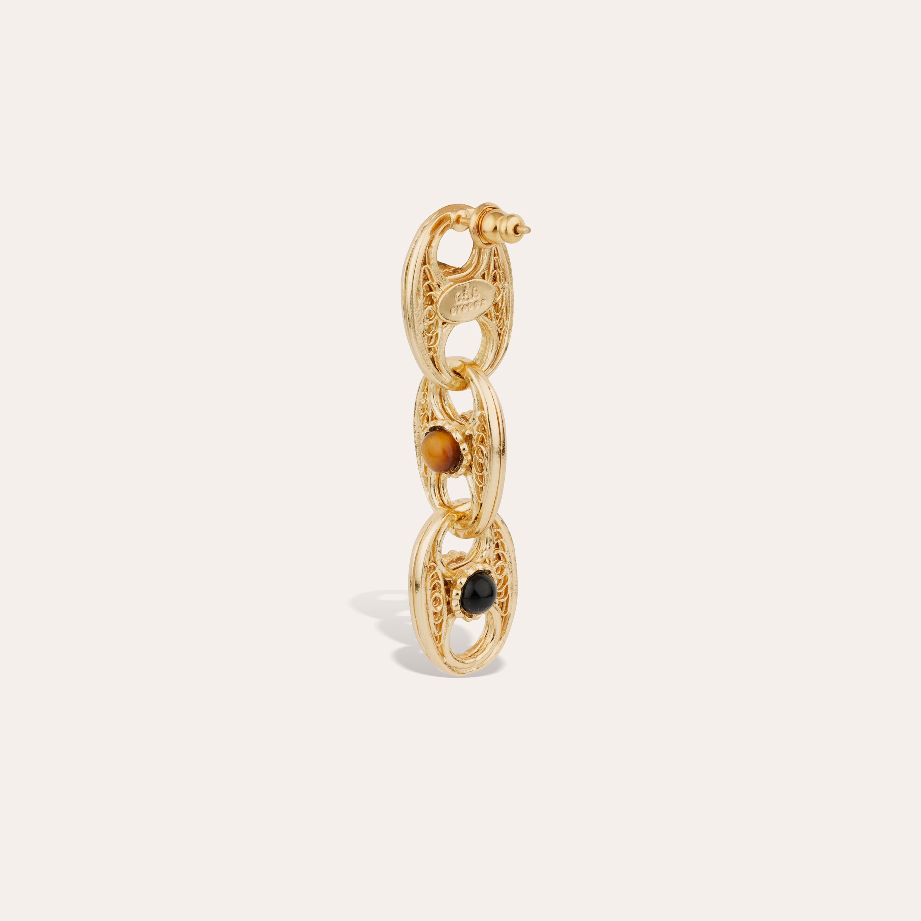 gas-bijoux-carthage-boucles-d-oreilles-dor-es-l-or-fin-turquoise-il-de-tigre-et- image 2