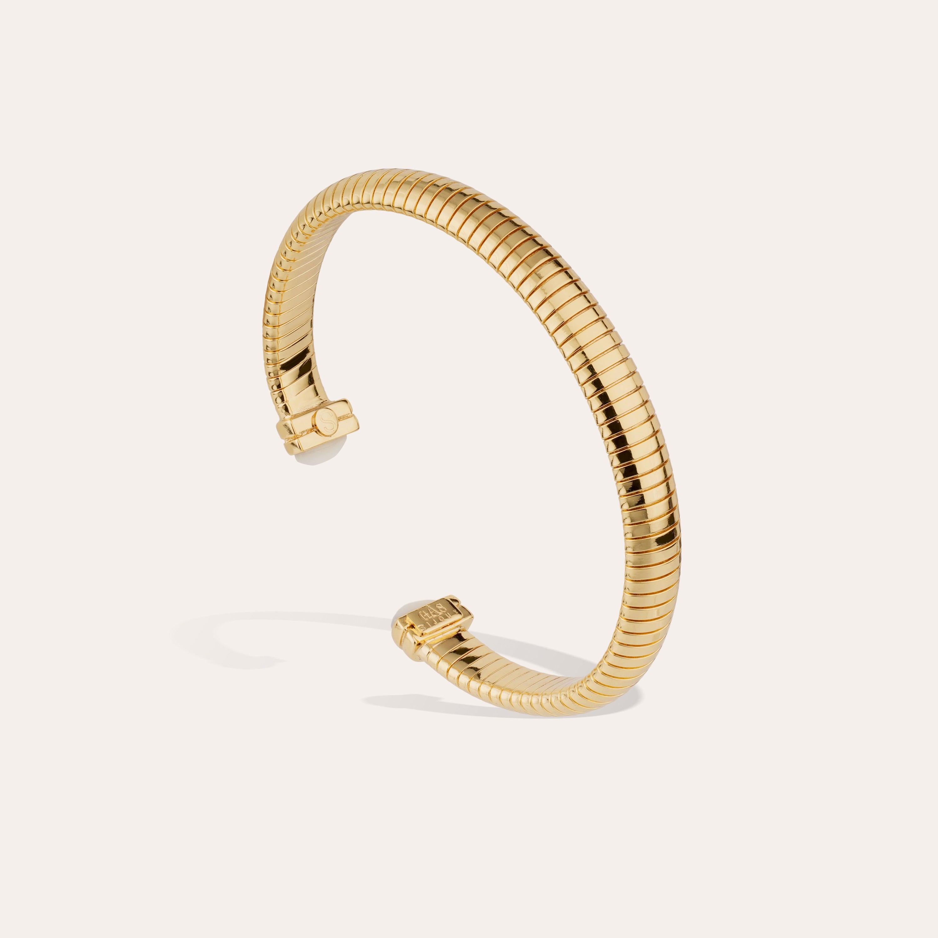 gas-bijoux-bracelet-jonc-antigone-nacre-blanche-dor-l-or-fin image 2