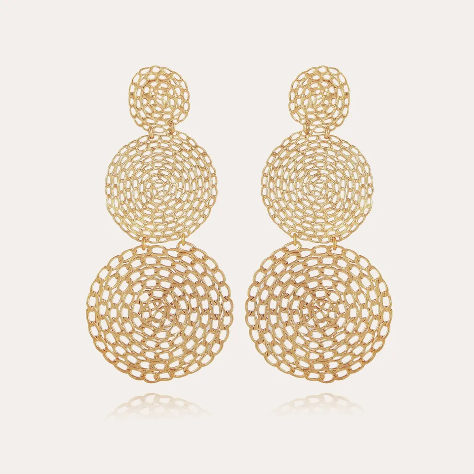 gas-bijoux-boucles-d-oreilles-onde-gourmette-double-dor-es image 1