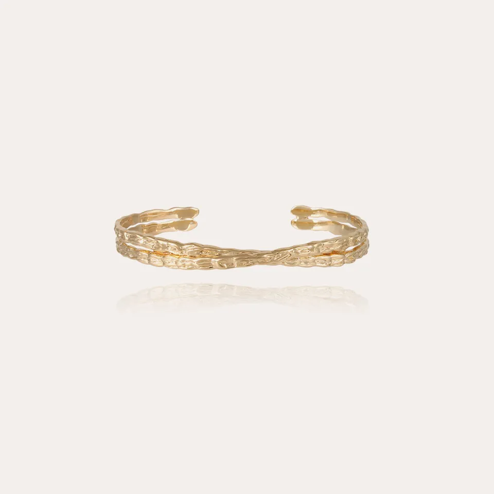 gas-bijoux-liane-crois-mini-bracelet-jonc-dor-l-or-fin-deux-joncs-liane-grav-s-c image 1