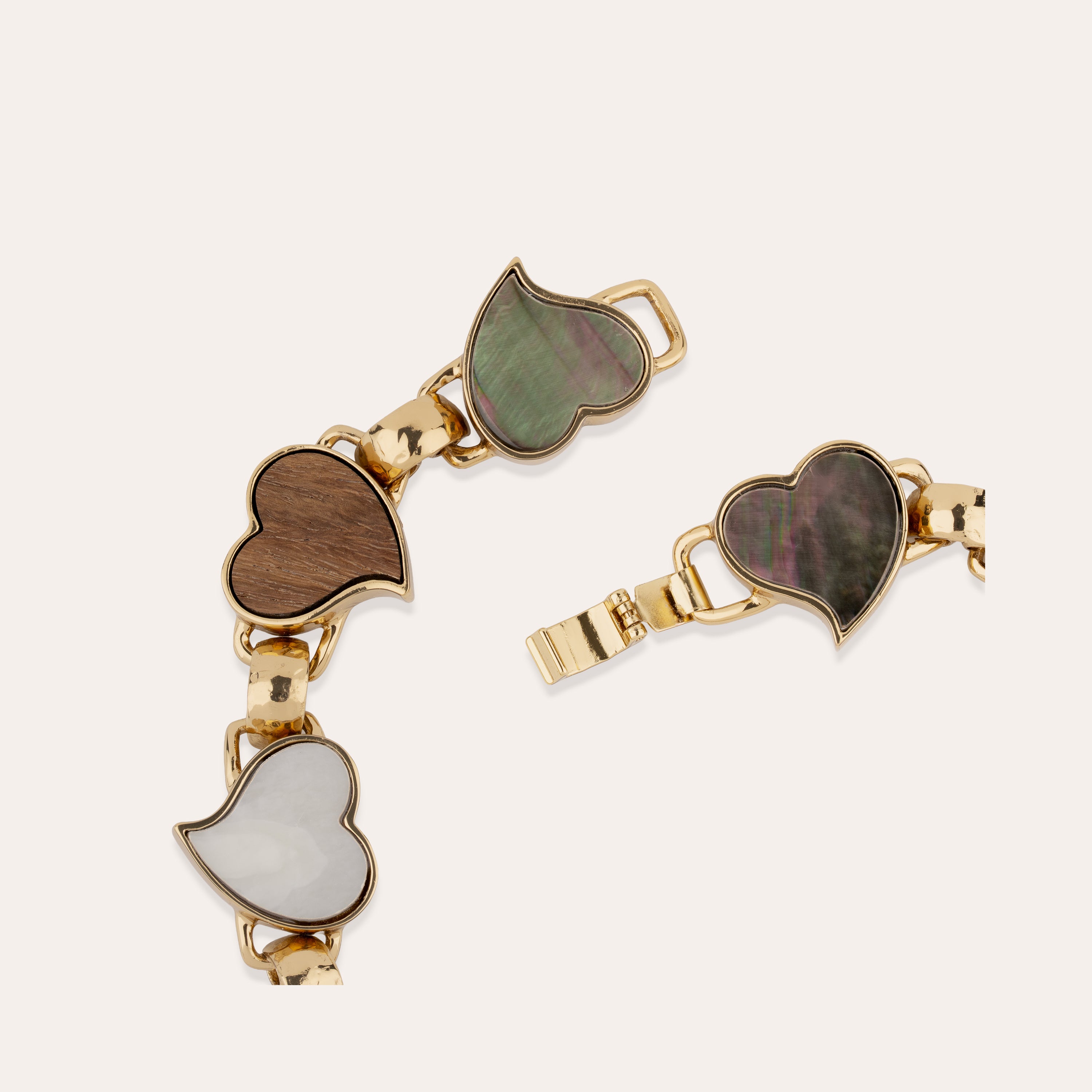 gas-bijoux-bracelet-mirage-coeur-multi-bracelet-dor-c-urs-en-marqueterie-pierres image 2