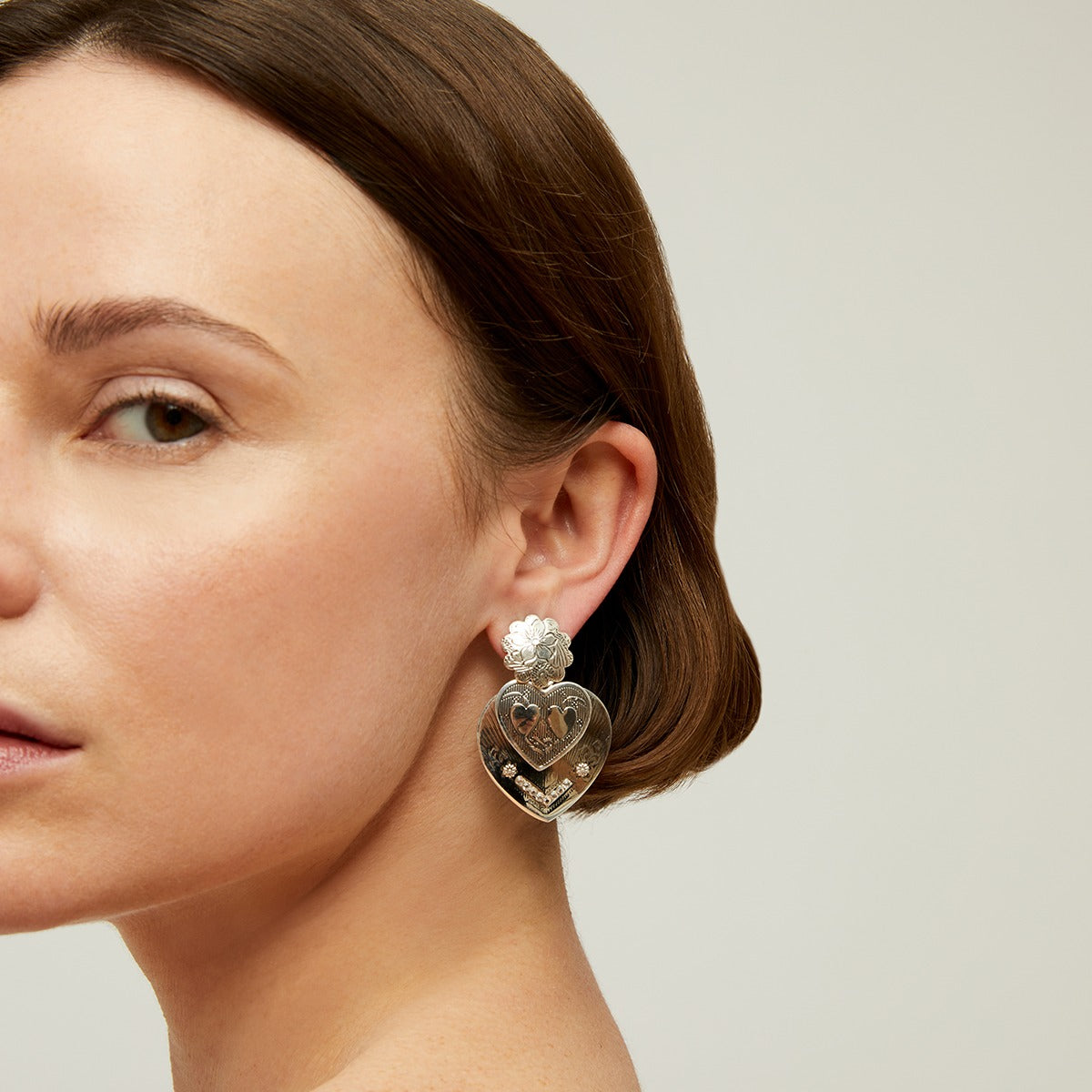 gas-bijoux-boucles-d-oreilles-pendantes-i-love-you-argent-es-c-urs-suspendus-gra image 2