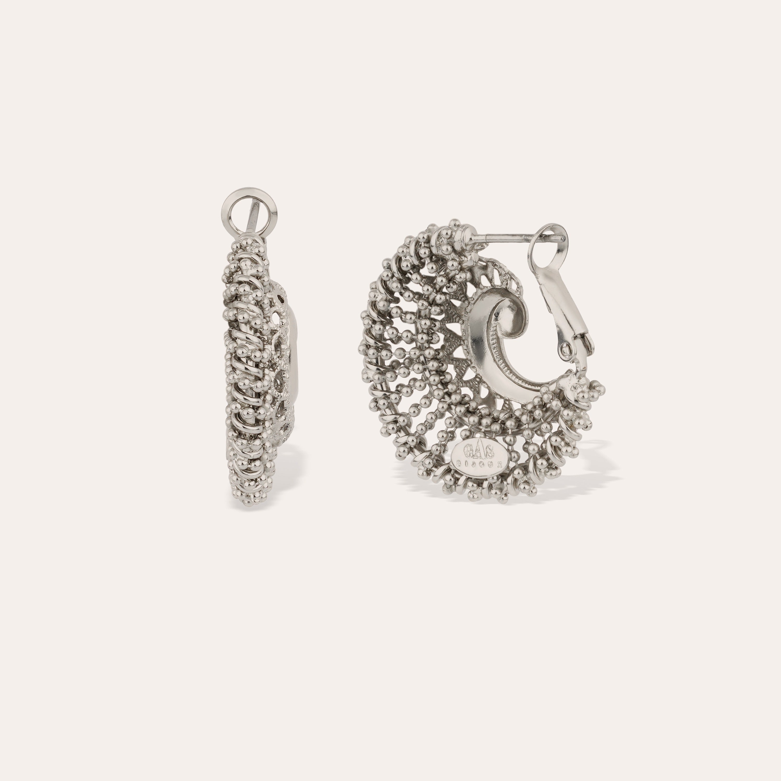 gas-bijoux-izzia-boucles-d-oreilles-cr-oles-argent-es-petit-mod-le-avec-pi-ce-en image 3
