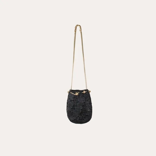 sac-bourse-soul-gas-bijoux-sac-raphia-tress-main-noir image 1
