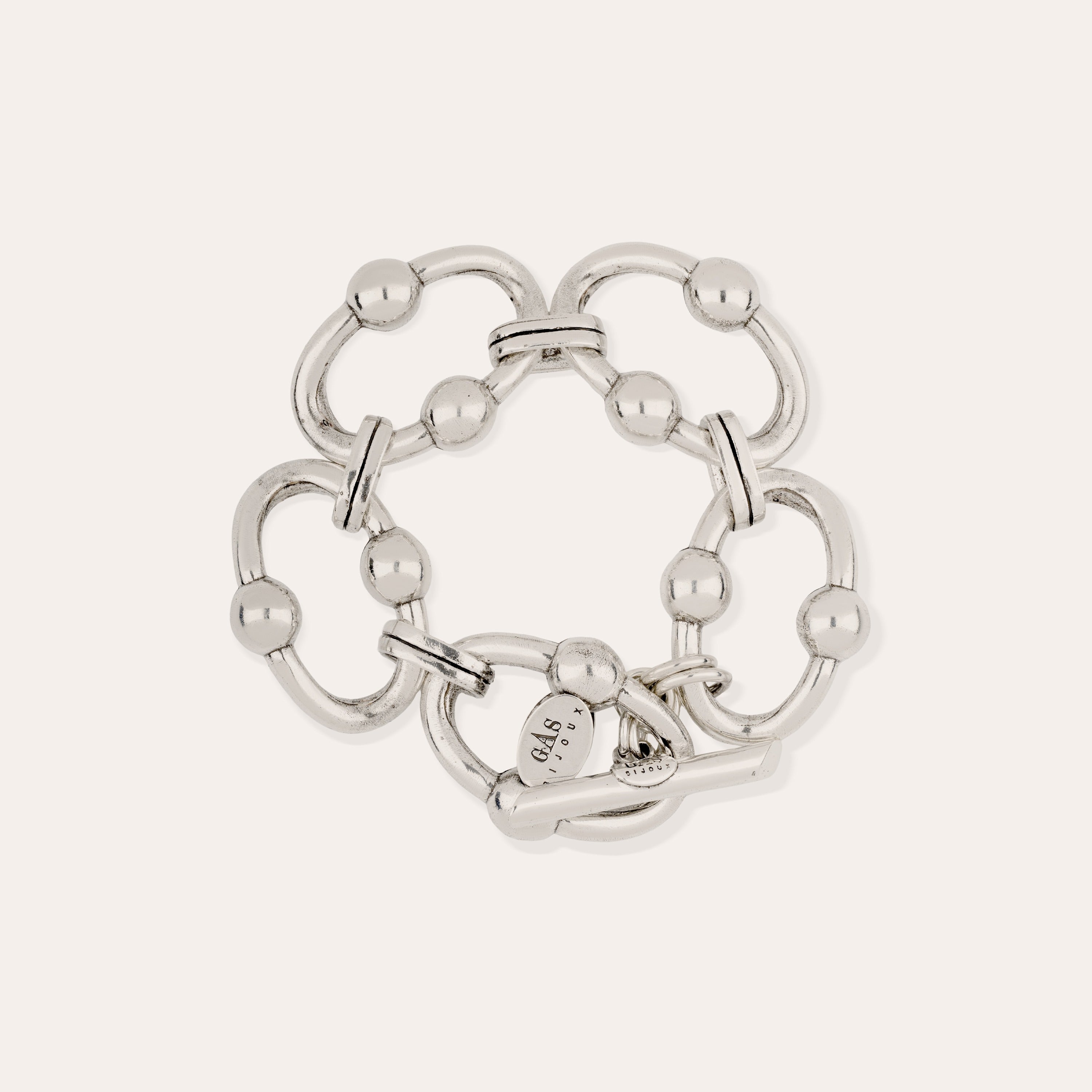 gas-bijoux-bracelet-rivage-tr-s-grand-mod-le-argent-larges-maillons-polis-fermoi image 4