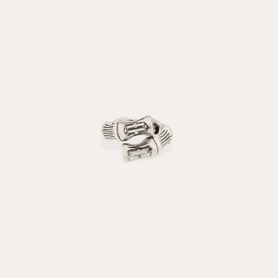 gas-bijoux-bague-bambou-liane-strass-argent image 1
