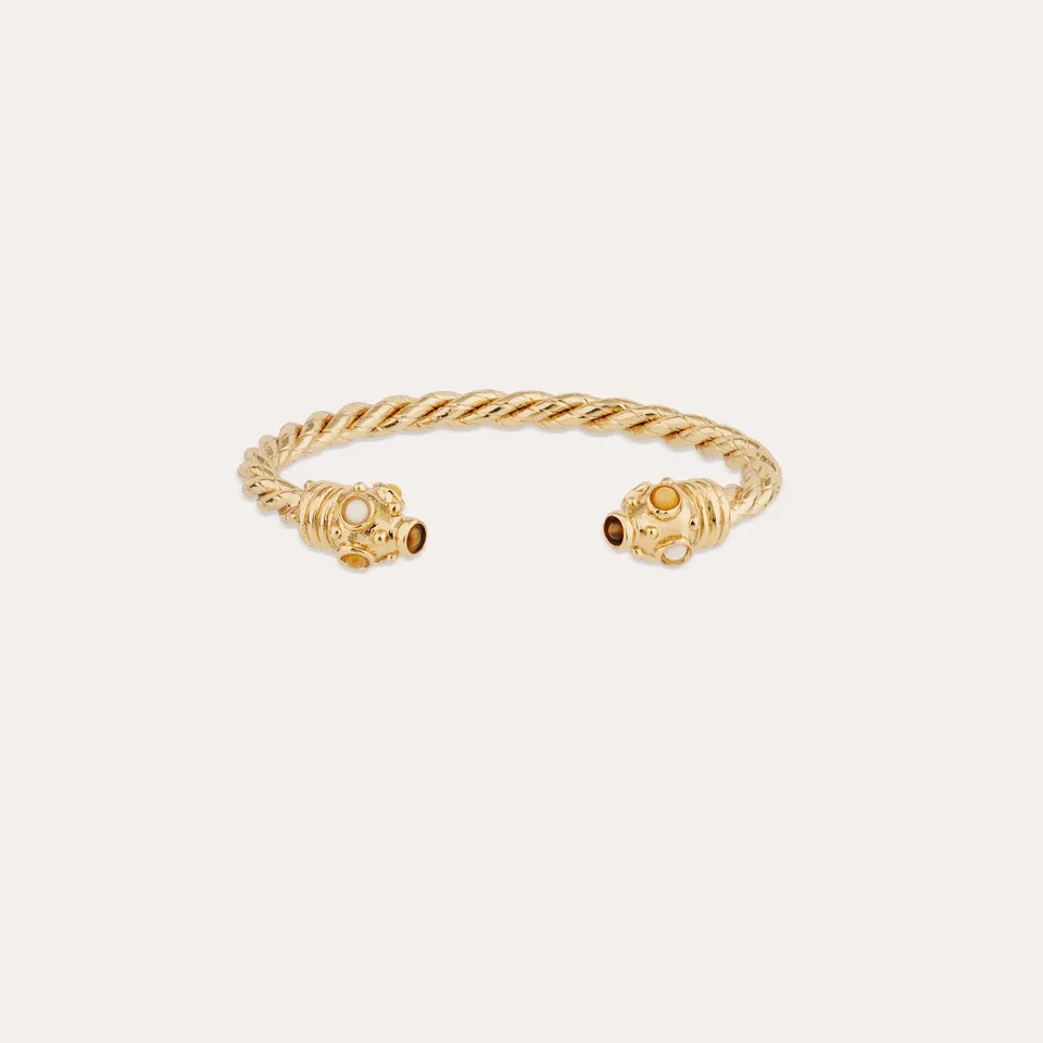 gas-bijoux-bracelet-jonc-amarante-torsade-dor-il-de-tigre image 1