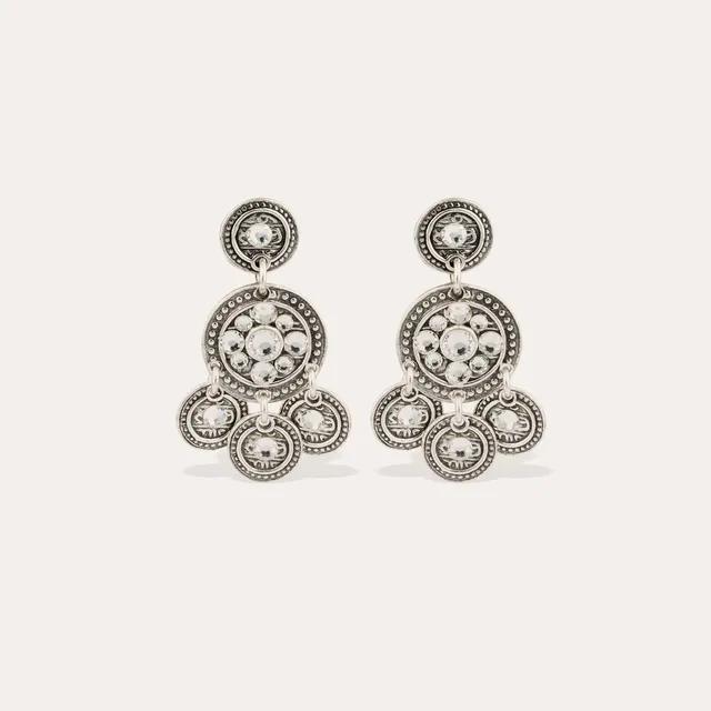gas-bijoux-boucles-d-oreilles-sequin-deux-rangs-argent-es-mail-strass image 1