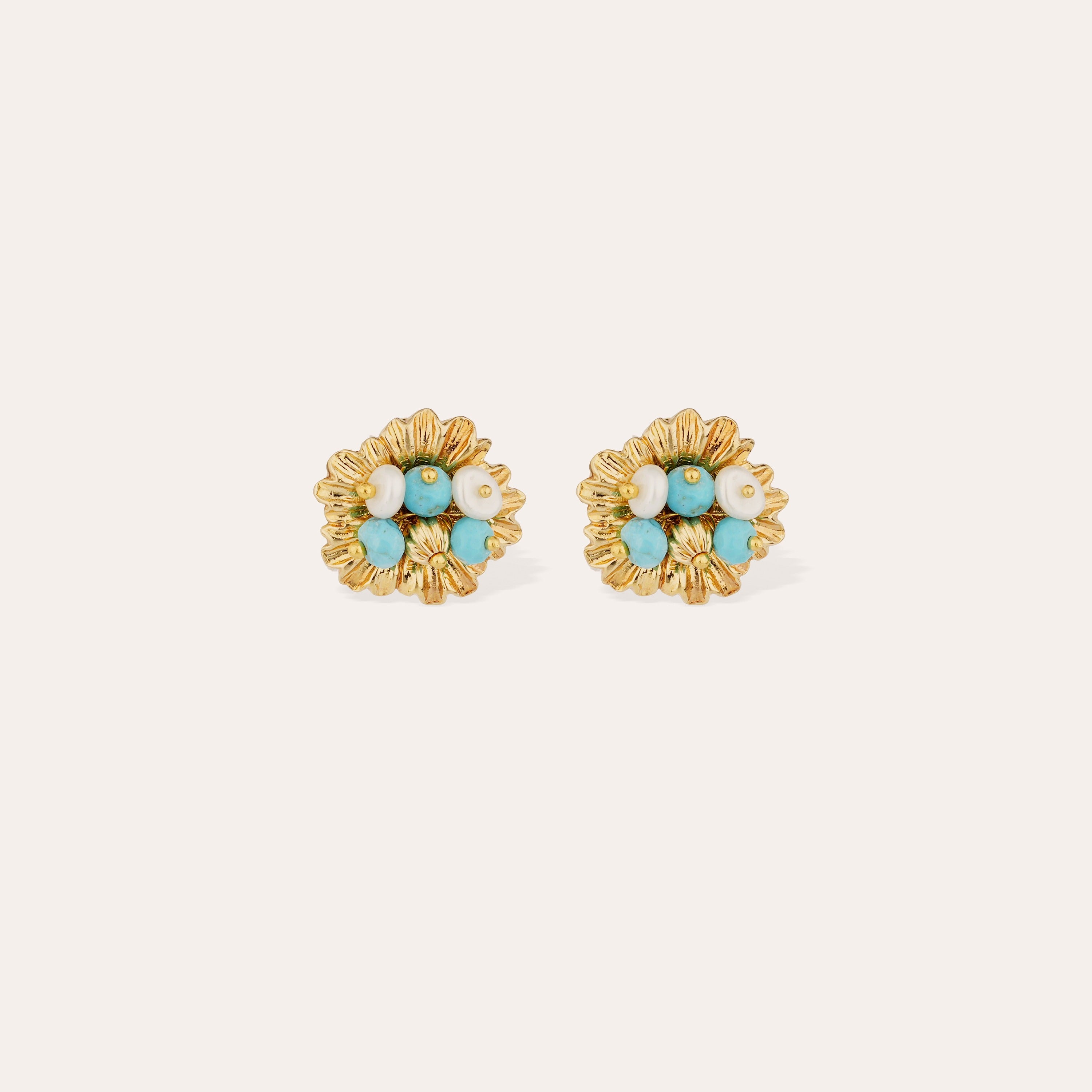 gas-bijoux-boucles-d-oreilles-puces-azal-e-turquoise-nacre-blanche image 1