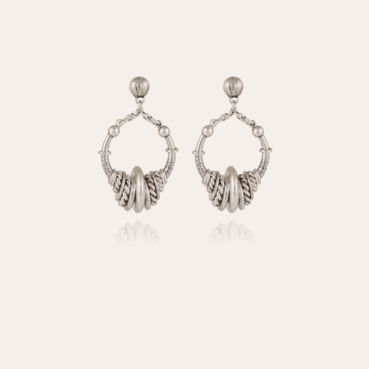 gas-bijoux-boucles-d-oreilles-maranzana-petit-mod-le-cascade-d-anneaux-argent-s- image 1