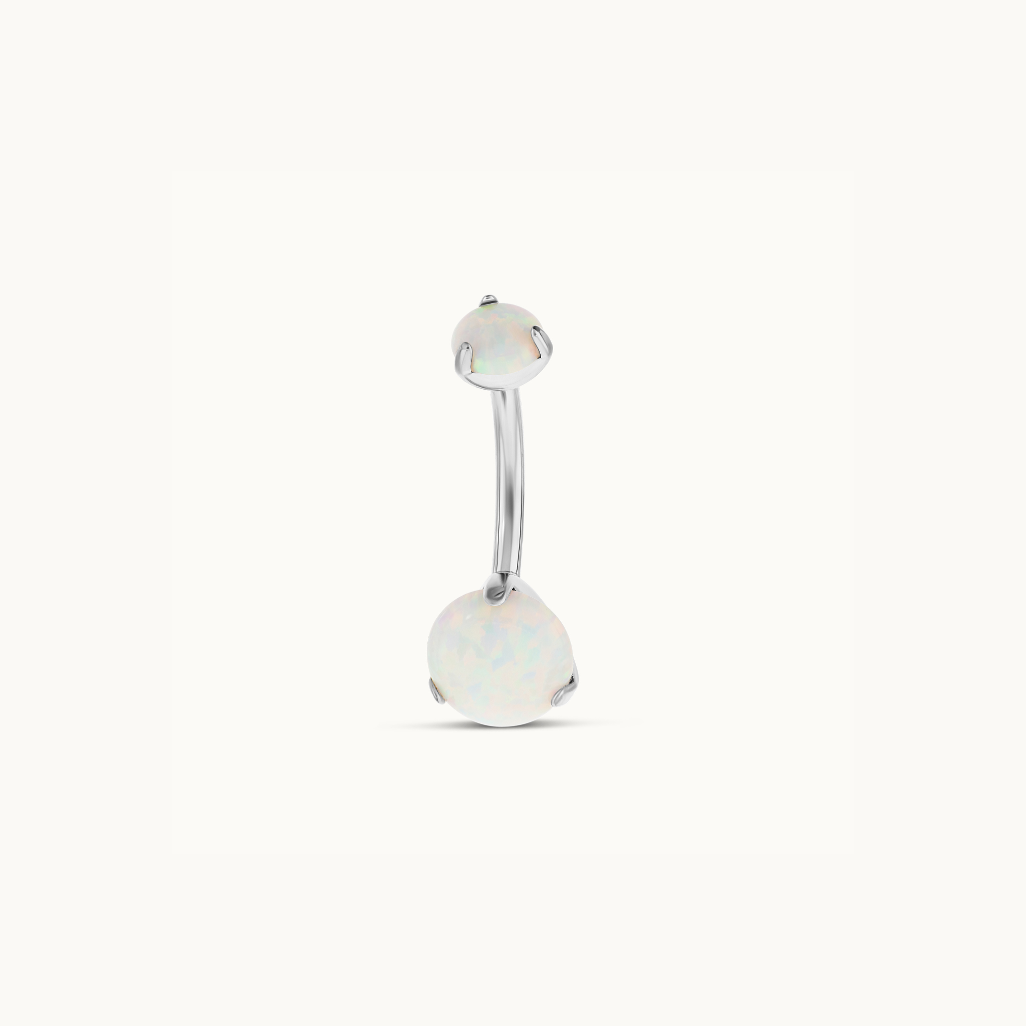 obsidian-piercing-polaris-opale-piercing-nombril-en-titane-opale-iris-e image 2