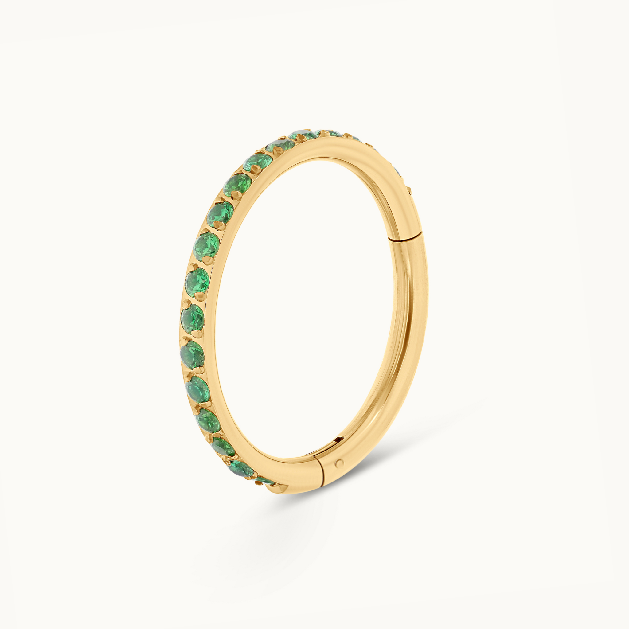 obsidian-piercing-eternity-mermaid-anneau-clicker-titane-pvd-gold-rang-e-de-cris image 1