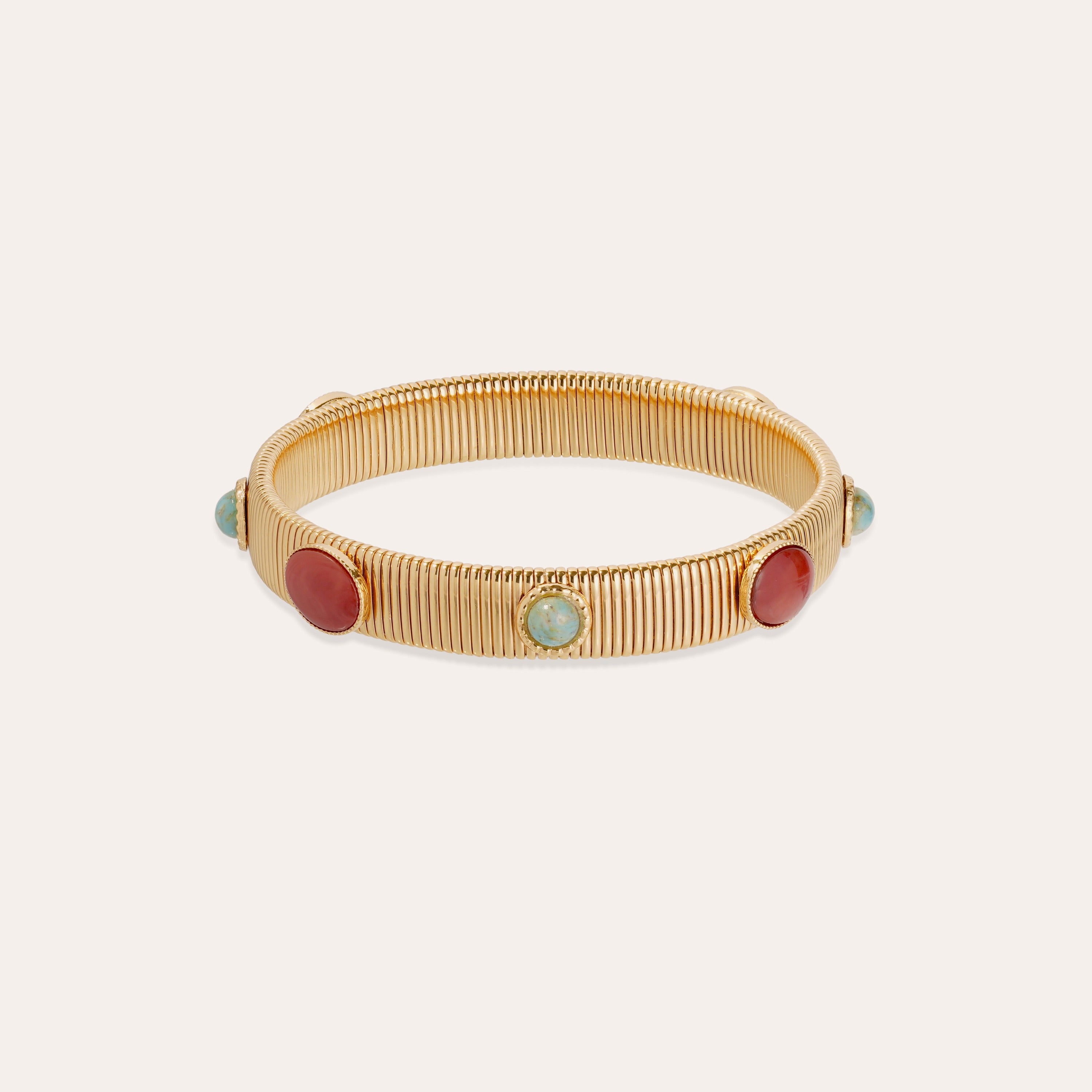 gas-bijoux-bracelet-strada-serti-petit-mod-le-dor-maille-tubogas image 1