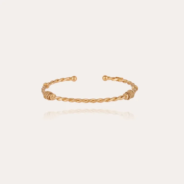 gas-bijoux-bracelet-jonc-torsade-petit-mod-le-dor image 1
