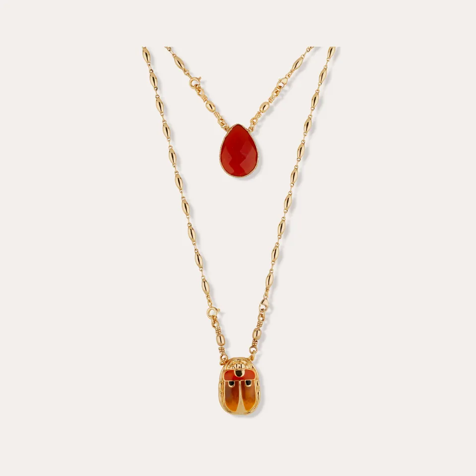 gas-bijoux-collier-scapulaire-scaramouche-mail-cornaline image 1
