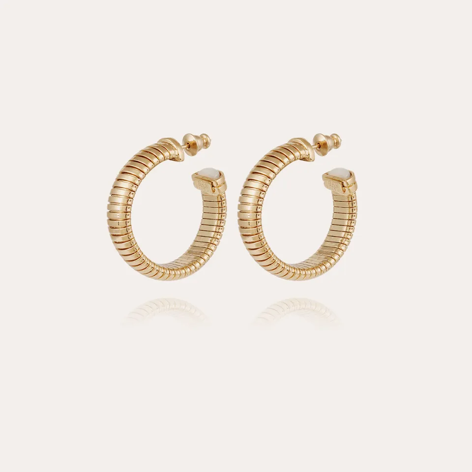 gas-bijoux-boucles-d-oreilles-cr-oles-antigone-petit-mod-le-nacre-blanche image 1