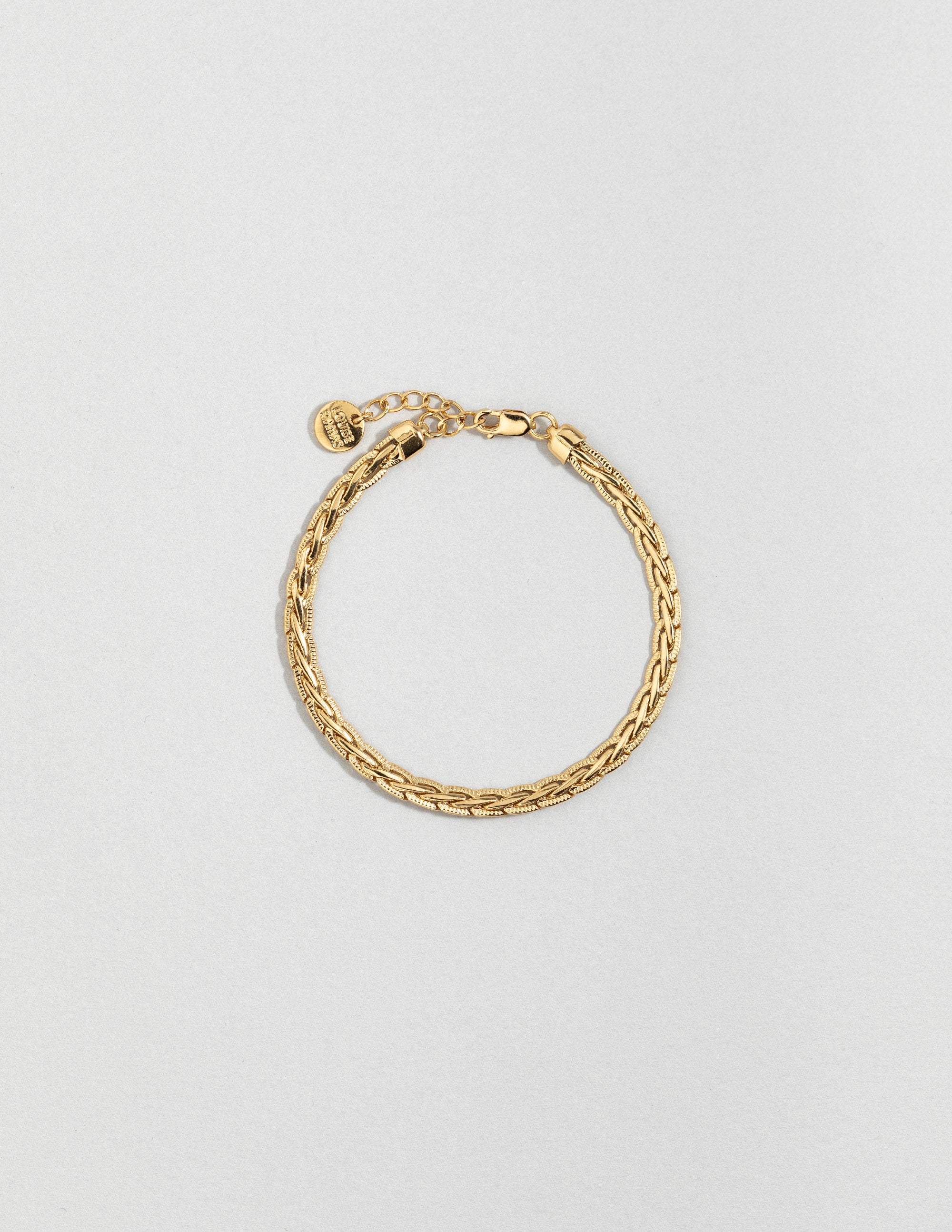 louise-damas-bracelet-la-tresse-maille-plate-tress-e-fini-cisel image 1