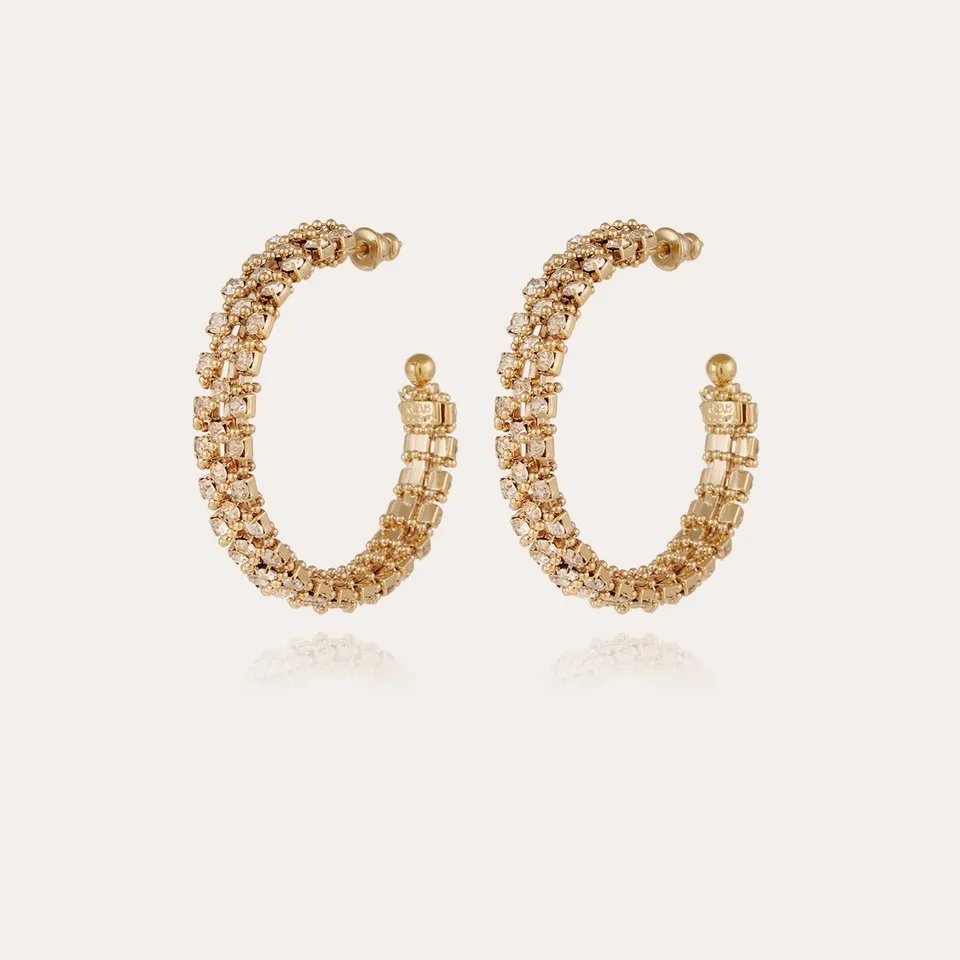 gas-bijoux-boucles-d-oreilles-cr-oles-izilda-strass-dor-es image 1