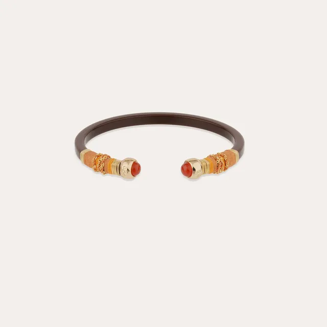 gas-bijoux-bracelet-sari-ac-tate-dor-marron-jonc-fin-gain-de-fils-dor-s-l-or-fin image 1