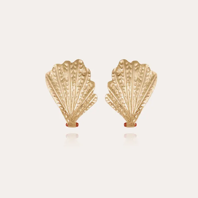 gas-bijoux-boucles-d-oreilles-shellona-cornaline-dor-es-l-or-fin image 1