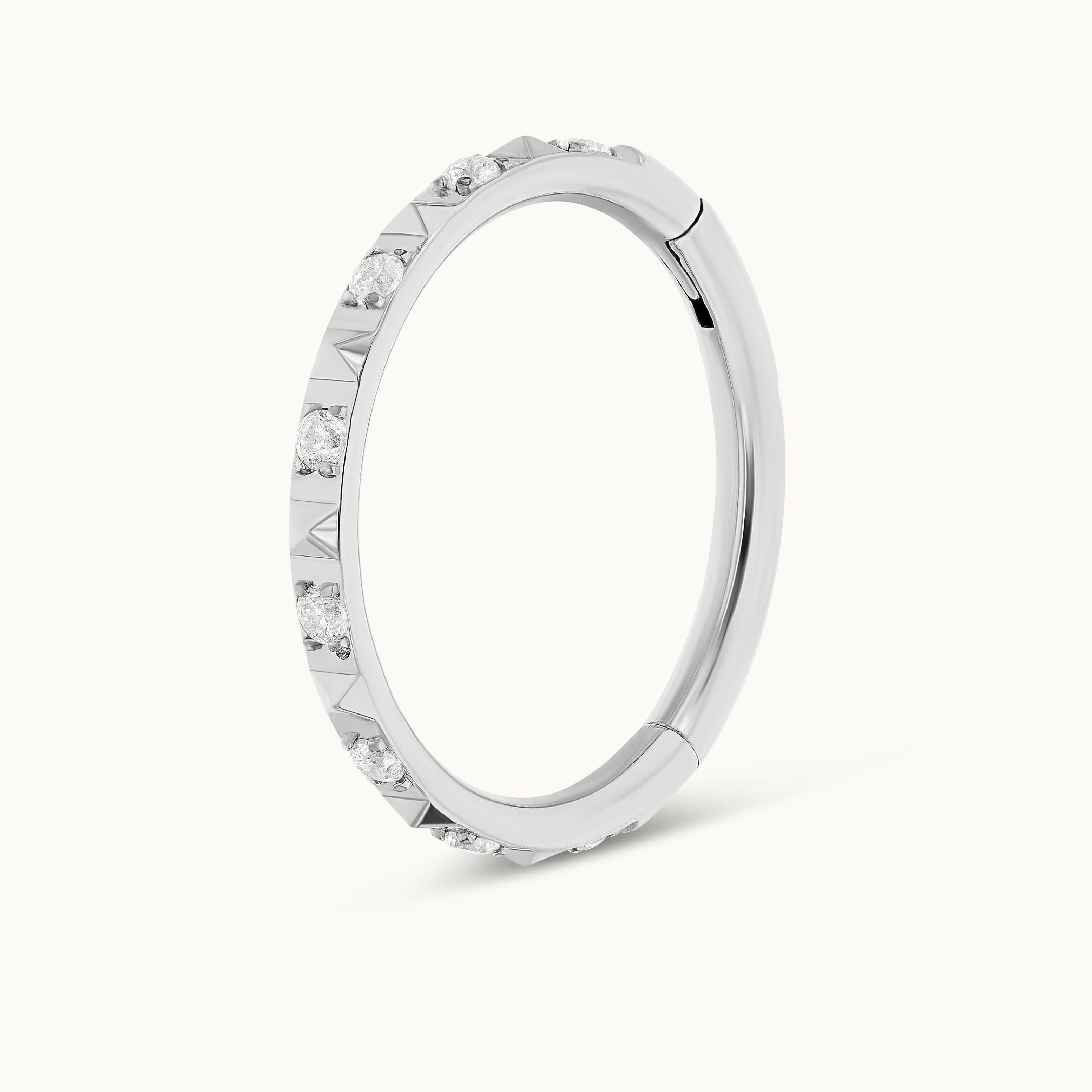 obsidian-piercing-belenos-anneau-clicker-titane-pvd-gold-zircon image 2