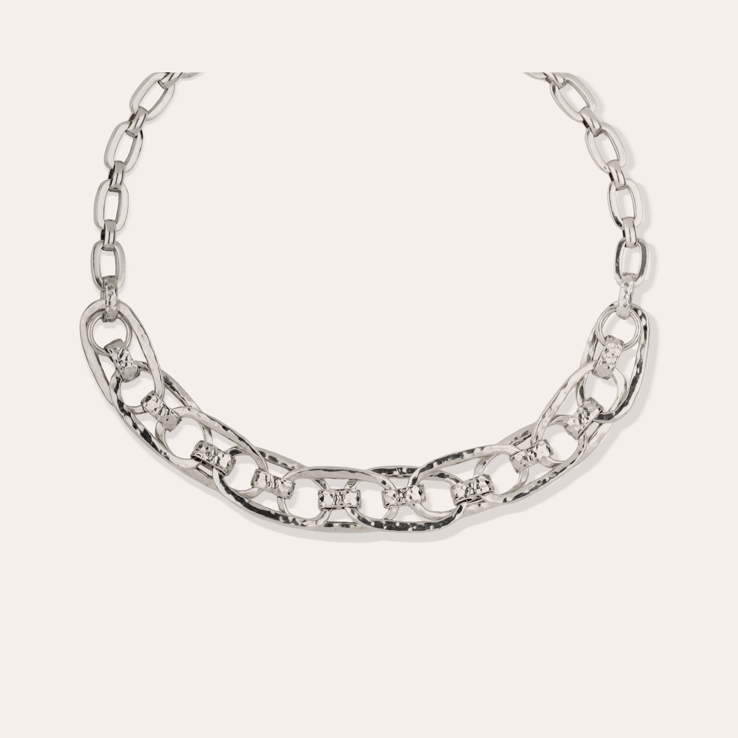 gas-bijoux-collier-maille-ovale-multi-argent image 4