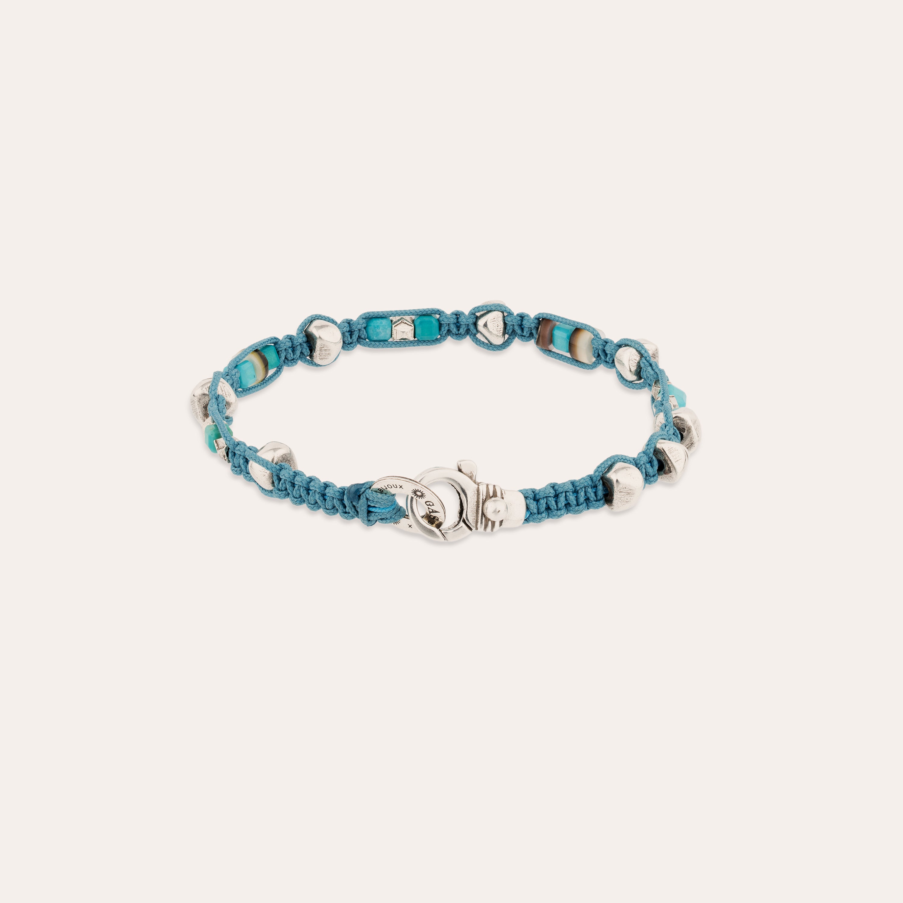 gas-bijoux-bracelet-ewen-cha-ne-fils-tiss-s-et-perles-de-verre image 1