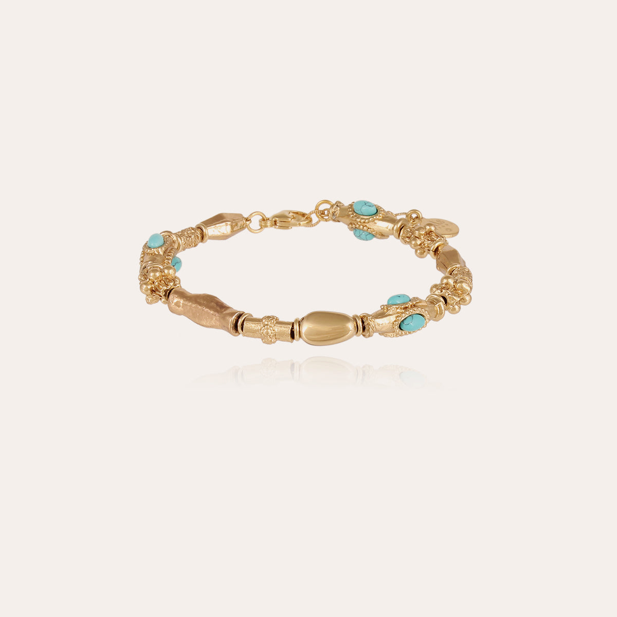gas-bijoux-bracelet-kali-cabochons-dor-turquoise-matrix image 1