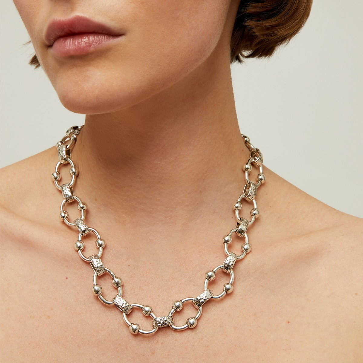 gas-bijoux-collier-rivage-argent-cha-ne-maillons-ovales-vintage-avec-charms-mira image 2