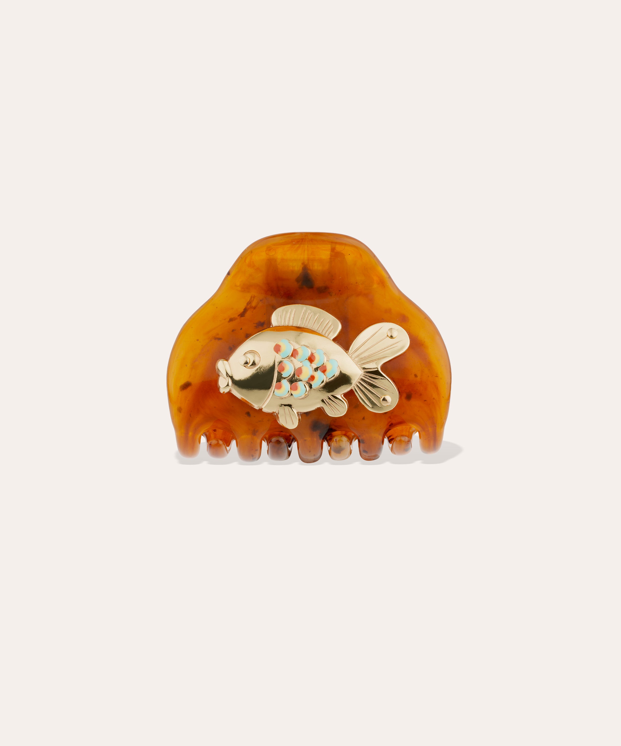 gas-bijoux-pince-cheveux-caftan-nemo-ac-tate-ambre image 1