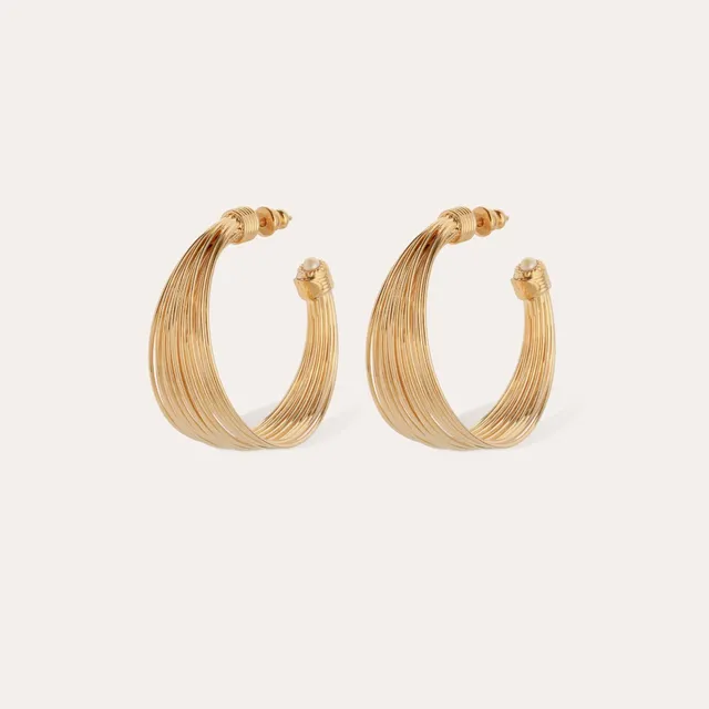 gas-bijoux-boucles-d-oreilles-cr-oles-arpa-cabochons-fils-m-talliques-dor-s-l-or image 1