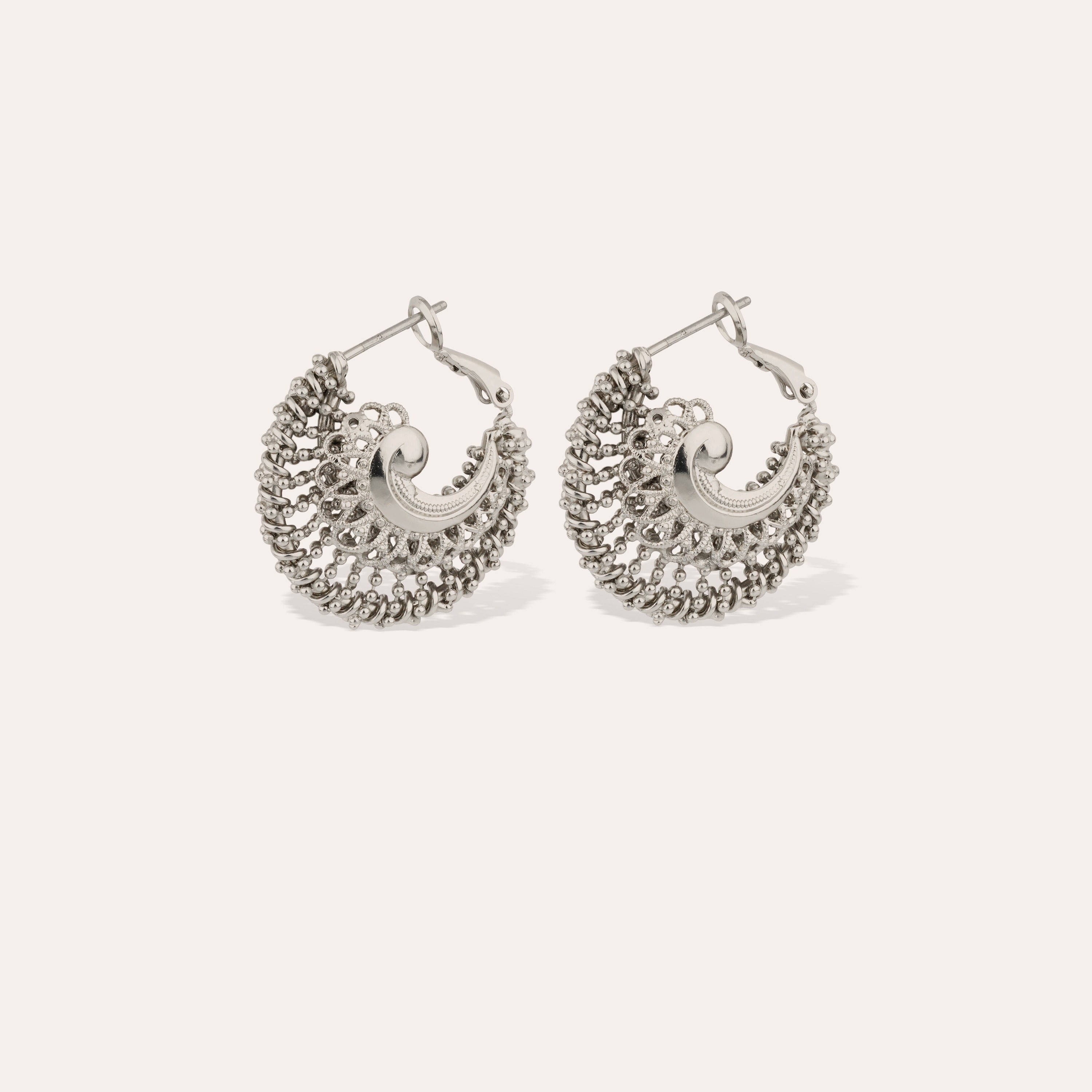 gas-bijoux-izzia-boucles-d-oreilles-cr-oles-argent-es-petit-mod-le-avec-pi-ce-en image 1