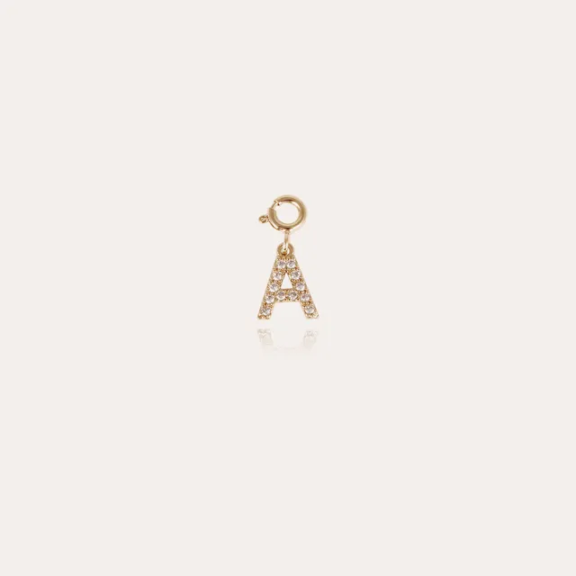 gas-bijoux-charms-pendentif-lettre-a-strass-dor-2cm image 1