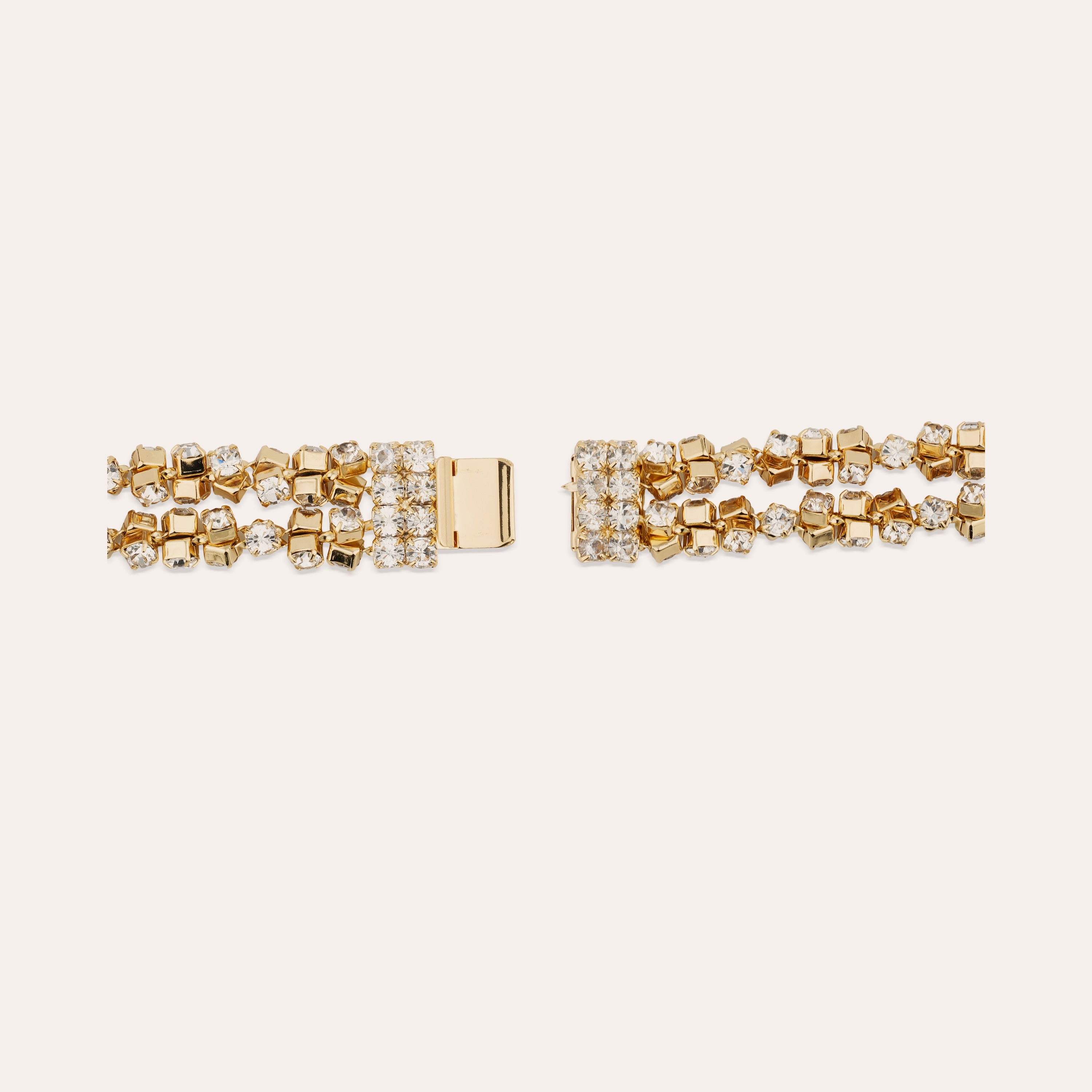 gas-bijoux-bracelet-trevise-double-dor-2-rangs-strass-18-5-cm image 2