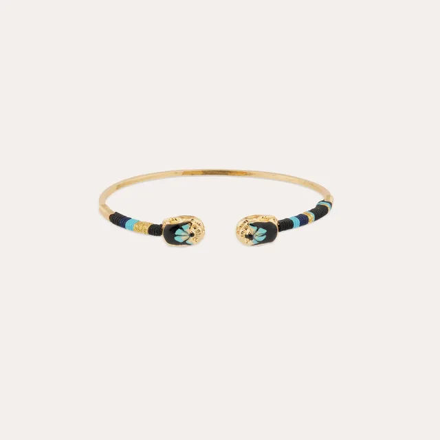gas-bijoux-bracelet-duality-petit-scaramouche-dor-deux-scarab-es-maill-s-taille- image 1