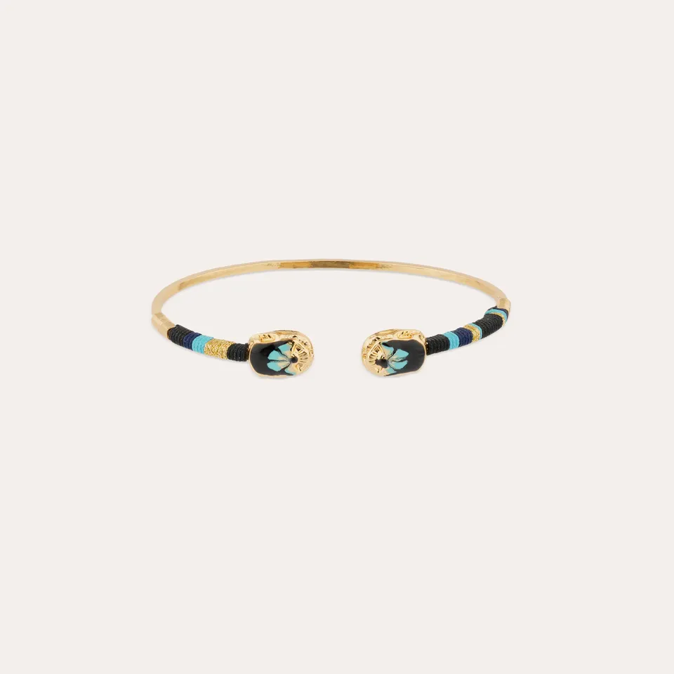 gas-bijoux-bracelet-duality-petit-scaramouche-dor-deux-scarab-es-maill-s-taille- image 1
