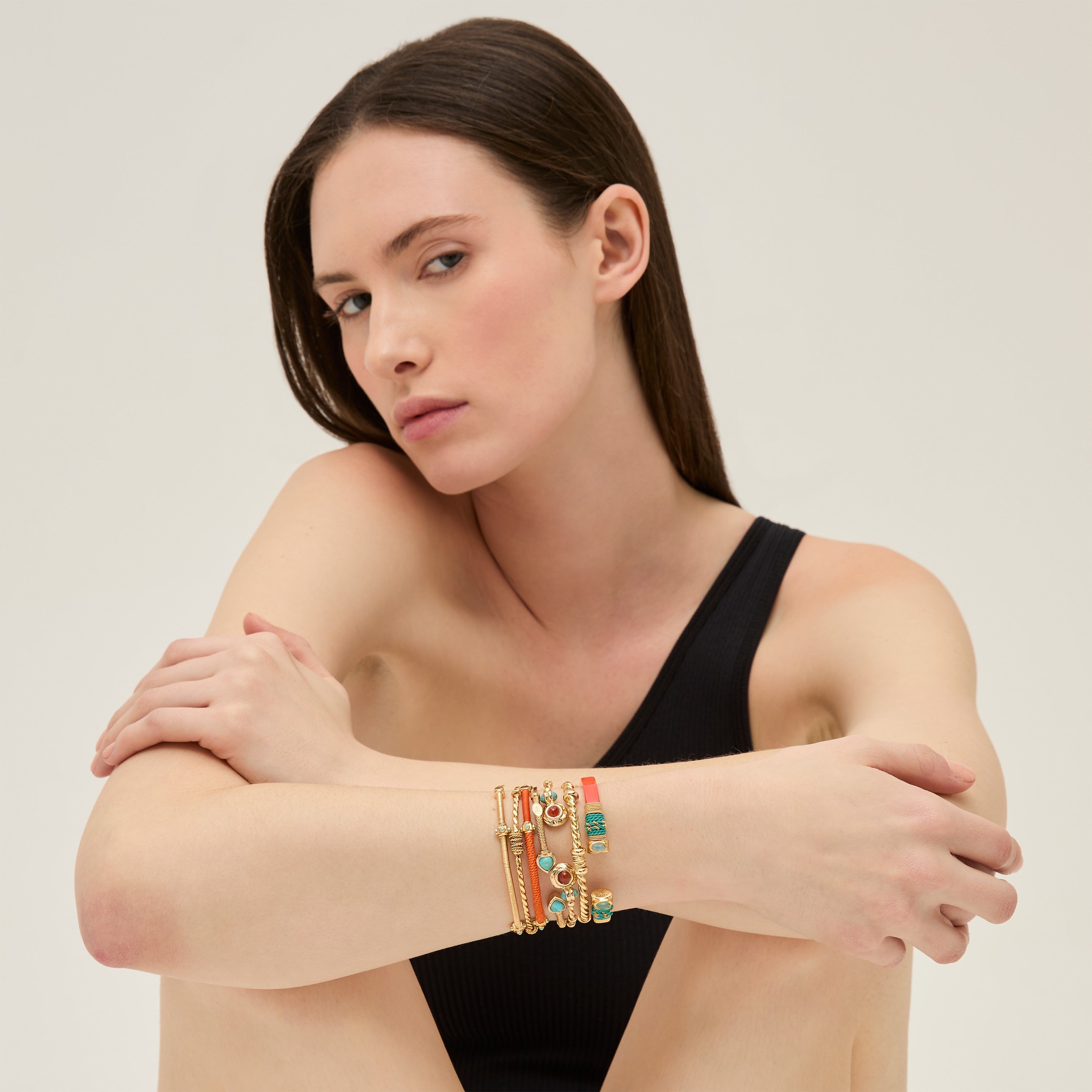 gas-bijoux-bracelet-jonc-torsade-petit-mod-le-dor image 2