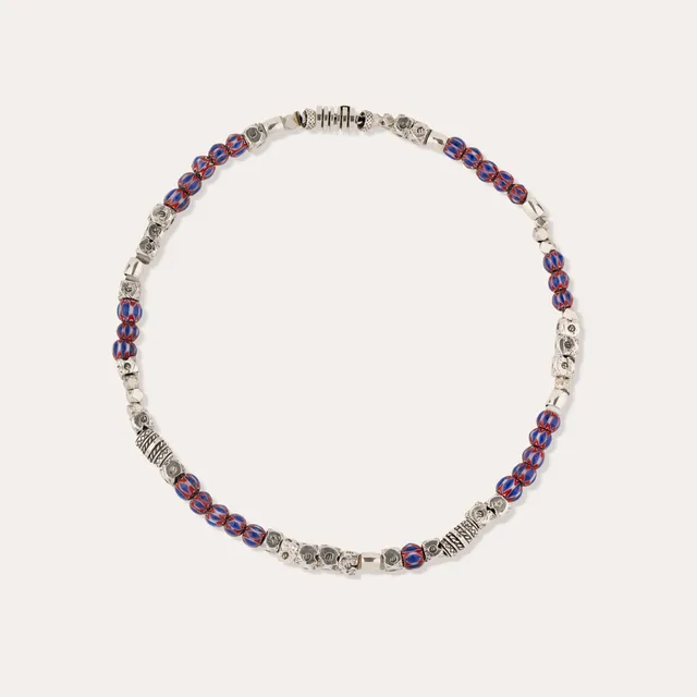 gas-bijoux-collier-sacha-argent-perles-verre image 1