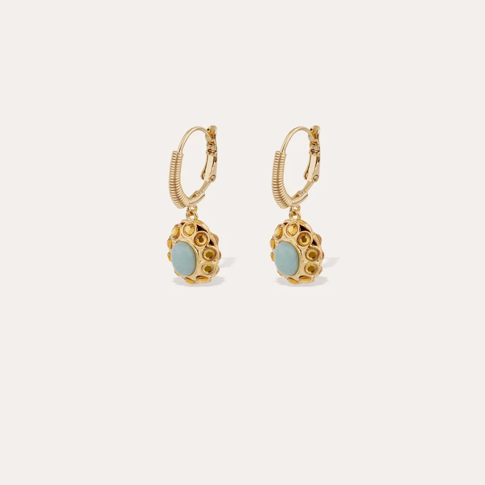 gas-bijoux-boucles-d-oreilles-tao-splash-dor-es-cabochon-pierres-de-verre-color- image 1