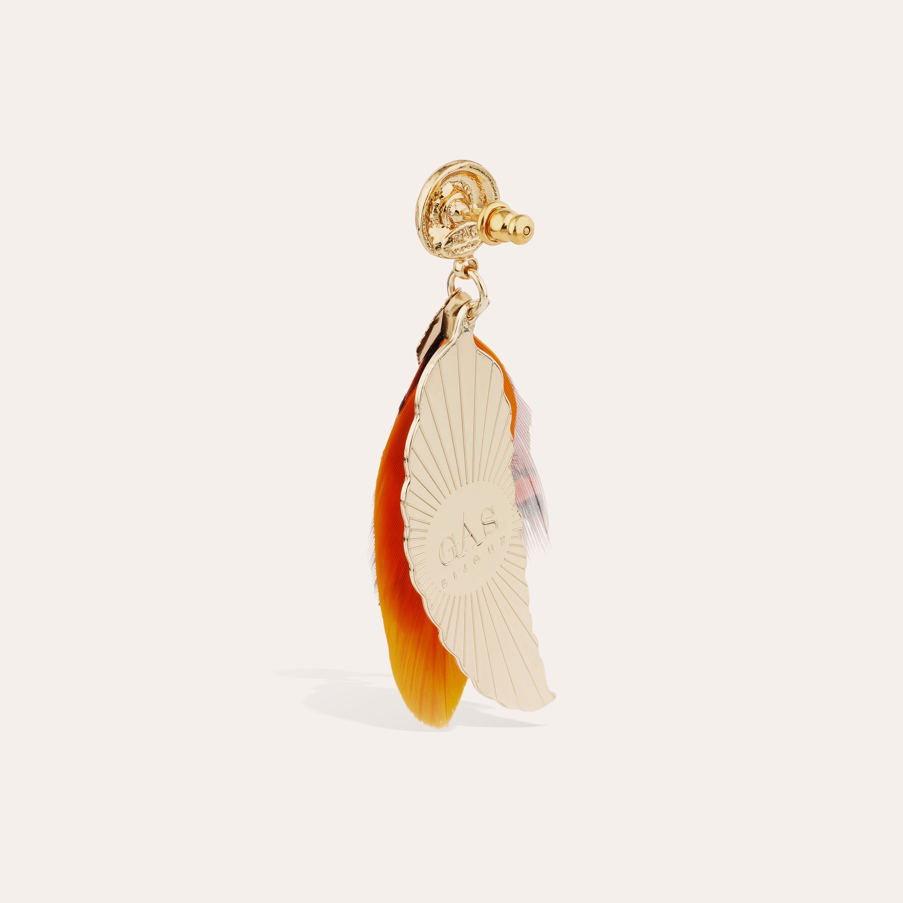 gas-bijoux-boucles-d-oreilles-sao-pendantes-dor-es-plume image 2