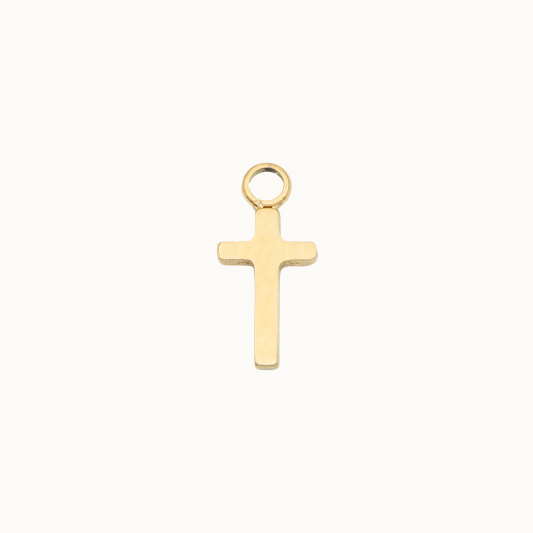 obsidian-piercing-satauro-charm-croix-titane-pour-anneau-1-2-mm image 1