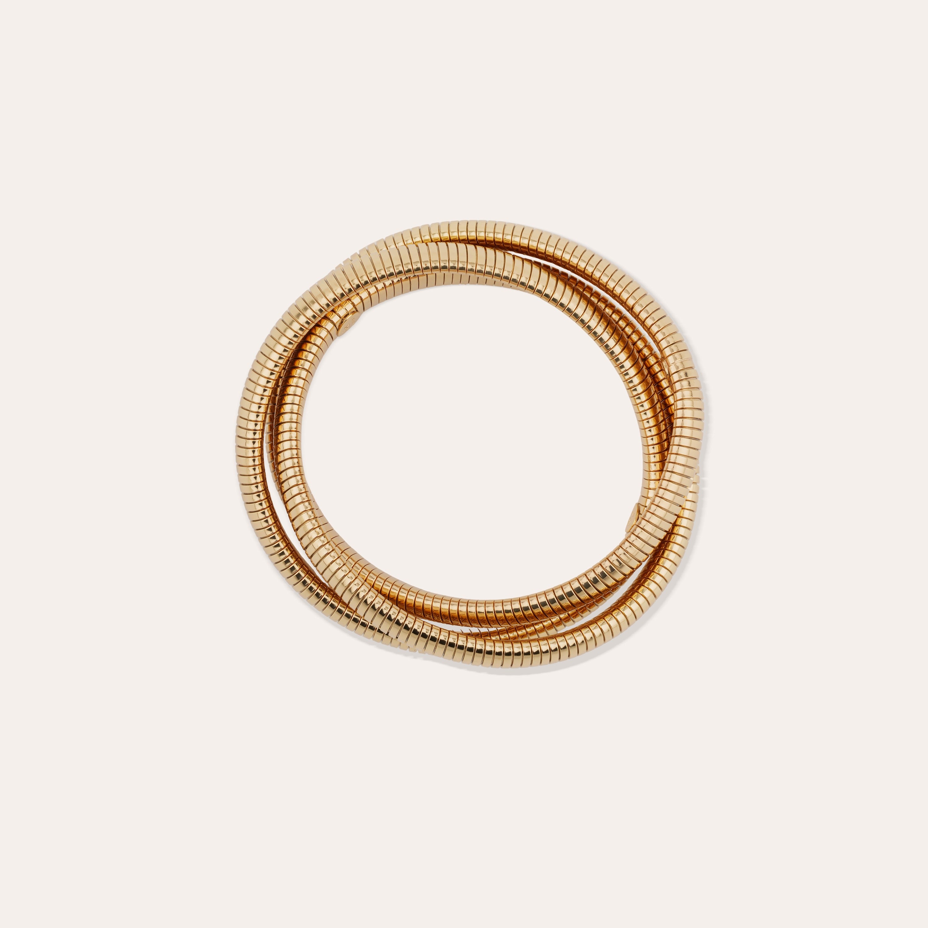 gas-bijoux-infinity-bracelet-trois-rangs-dor image 2