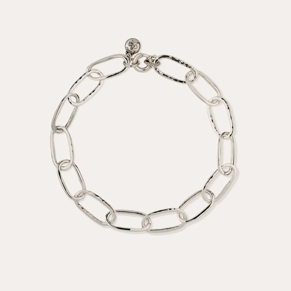 gas-bijoux-collier-maille-ovale-grand-mod-le-argent image 1