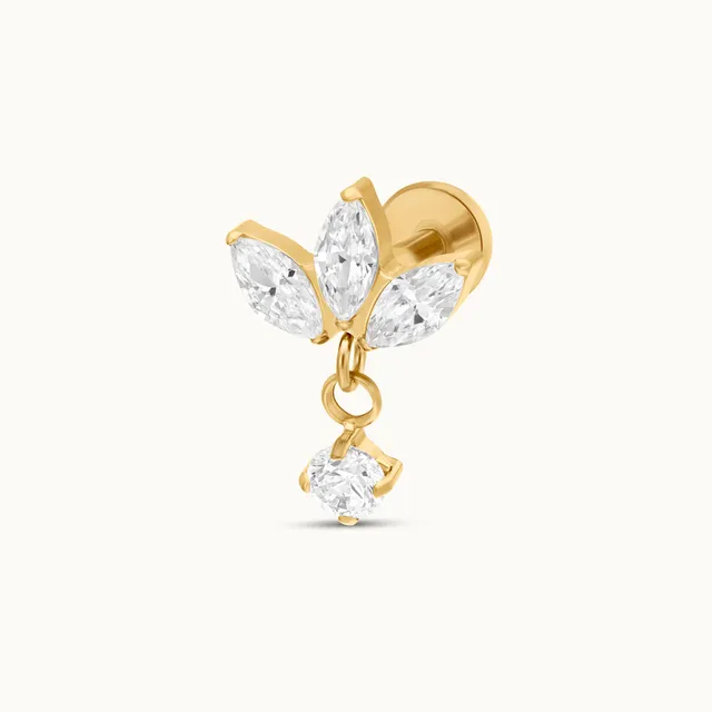 obsidian-piercing-isida-piercing-titane-pvd-gold-trio-de-cristaux-marquise-et-pa image 1