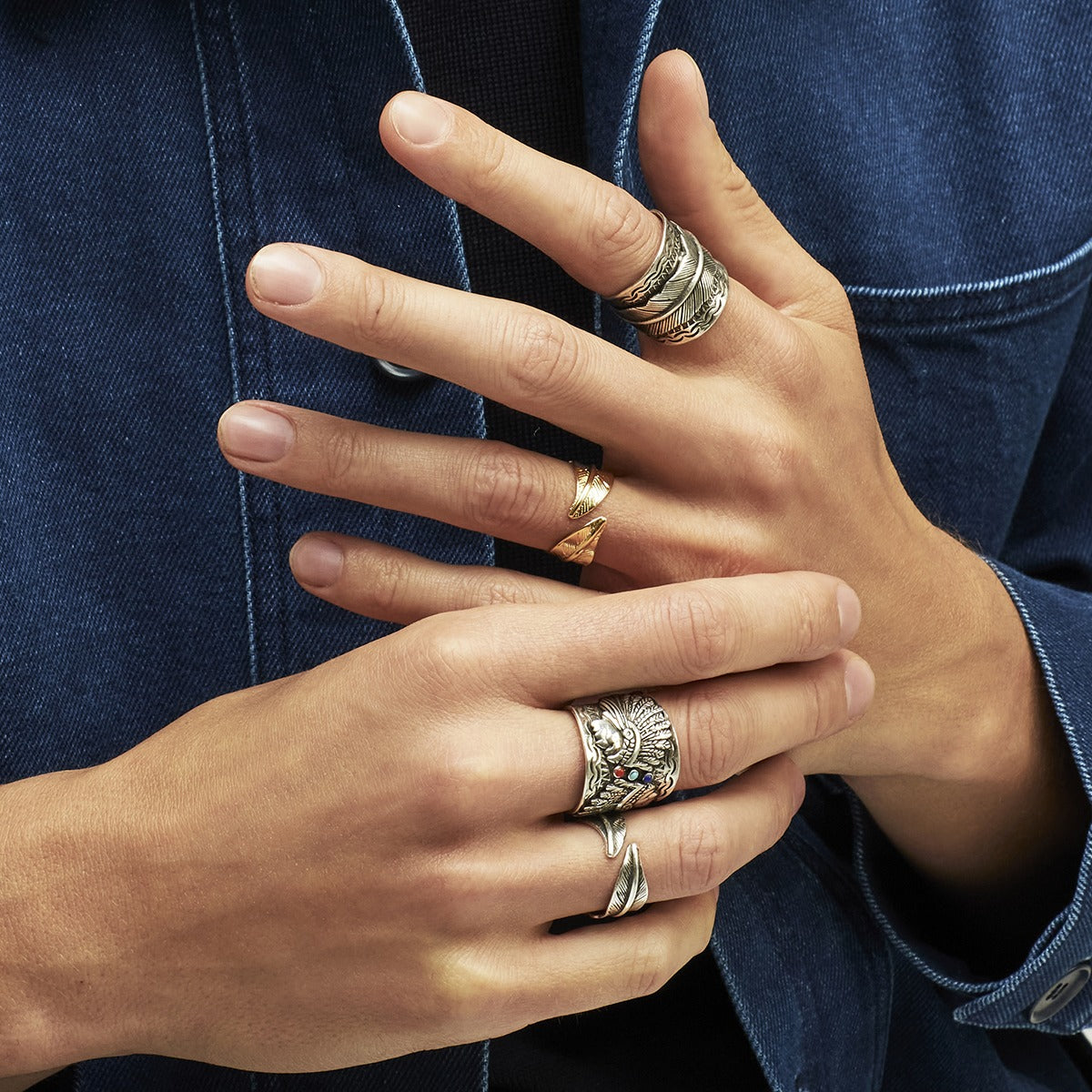 gas-bijoux-bague-penna-dor-e-l-or-fin-bague-plume image 3