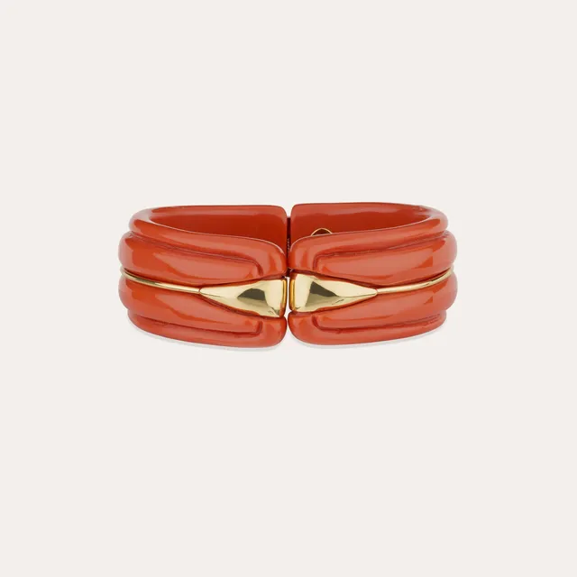 gas-bijoux-bracelet-manchette-cume-dor-corail image 1